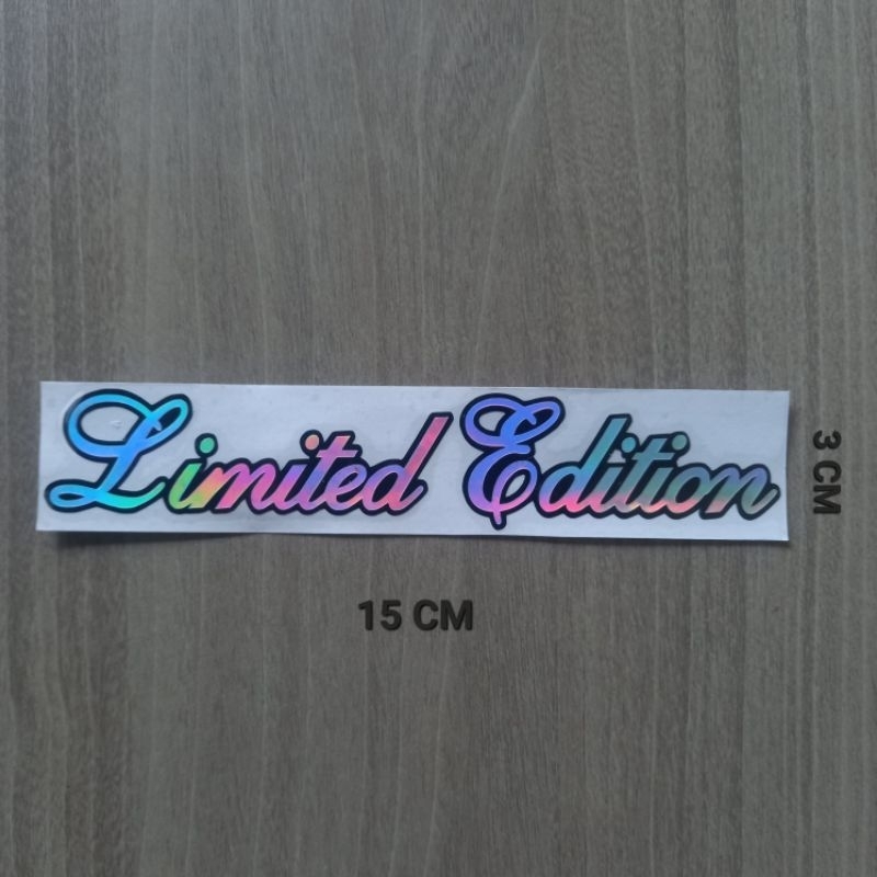 

STIKER CUTTING LIMITED EDITION UKURAN KECIL