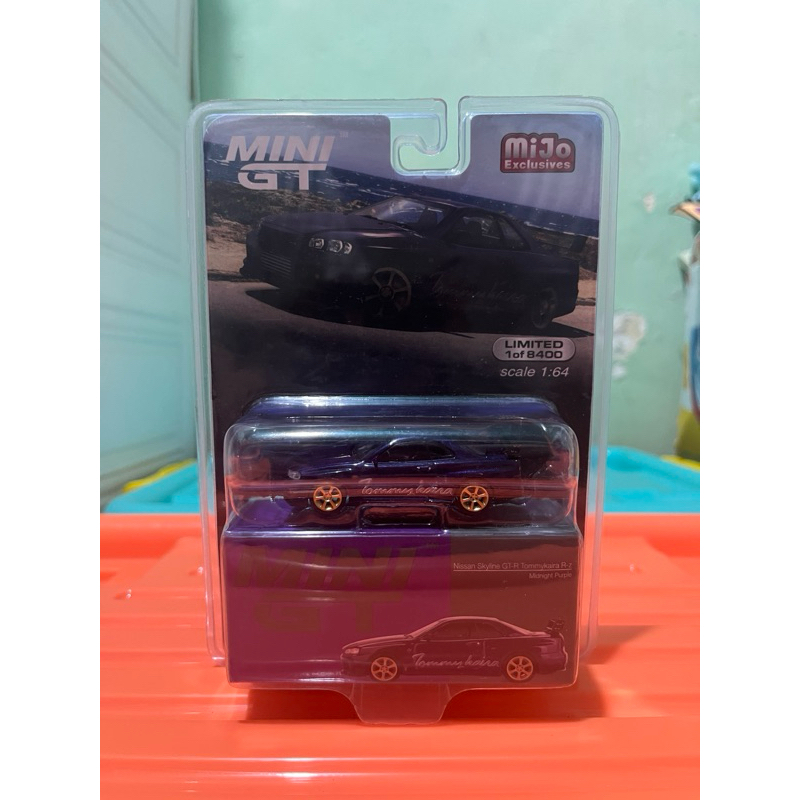 Mini GT 616 Nissan Skyline R34 Tommykaira Midnight Purple Blister
