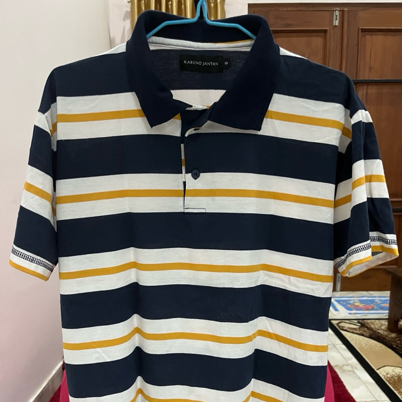 POLO SHIRT SALUR | KAOS POLO SALUR PRIA KARUNG JANTAN