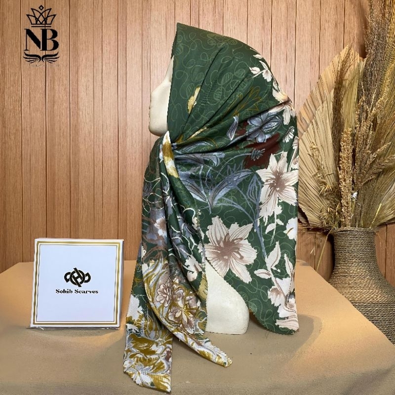 Hijab segi empat motif voal terbaru hijab terlaris glosir hijab ( series abunawis )