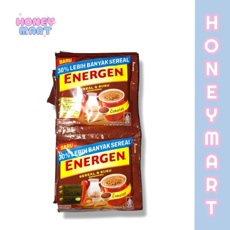 

Promo 5 pcs Energen Sereal dan Susu / Minuman Energen Sereal 30 gram isi 5 pcs Paket Hemat