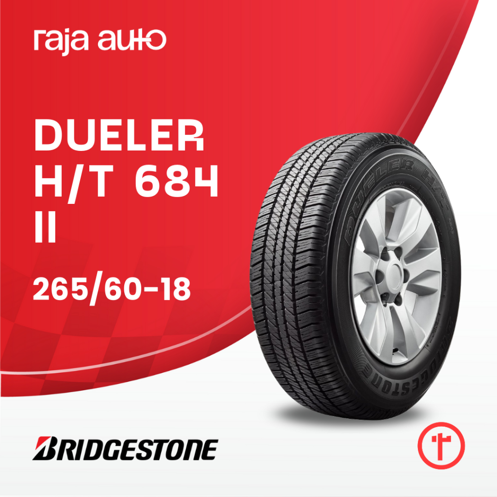 Ban Mobil Bridgestone Dueler HT 684 II 265/60-18 R18 H/T 110H Pajero Fortuner