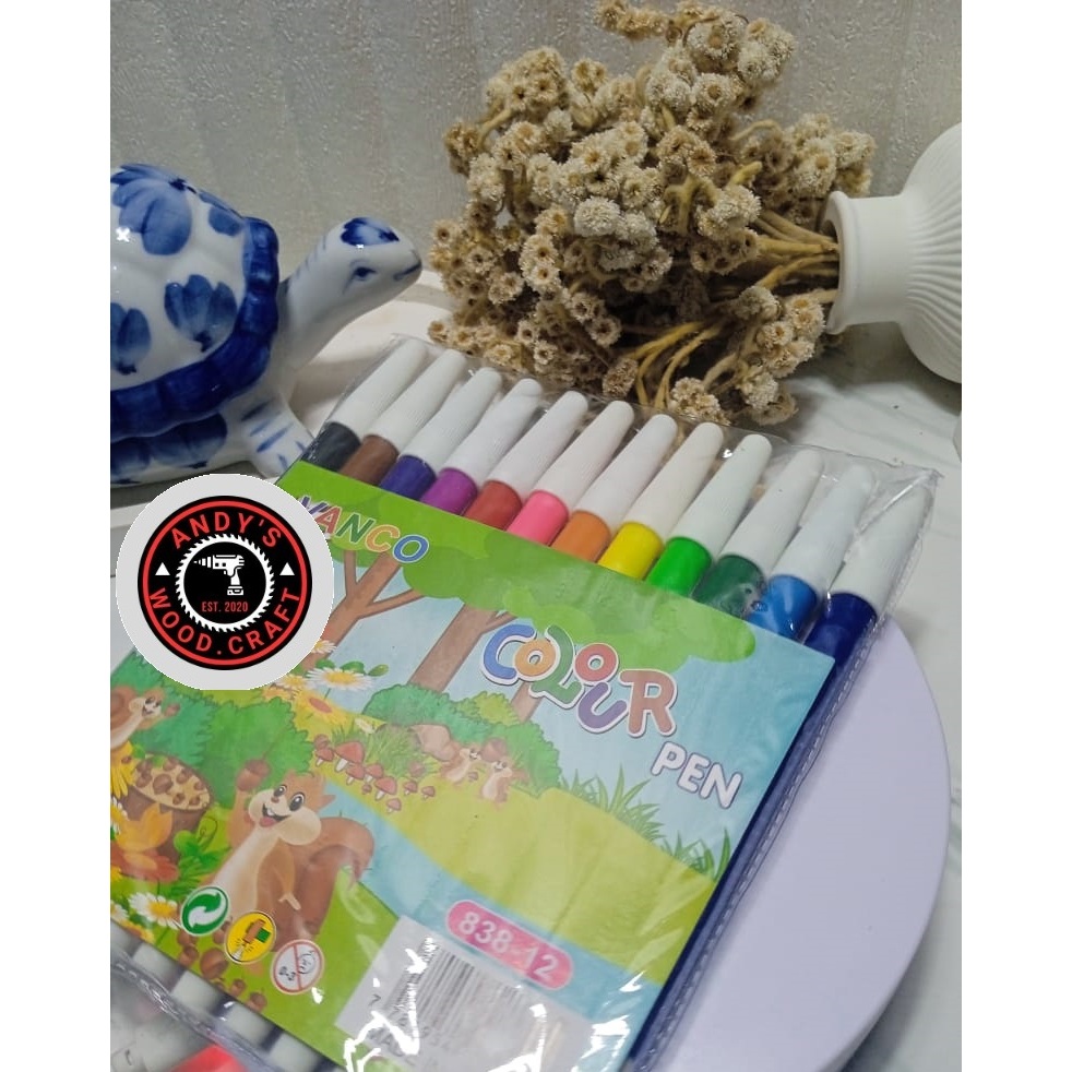 

SPIDOL WARNA||SPIDOL MURAH||Vanco Color Pen Anak
