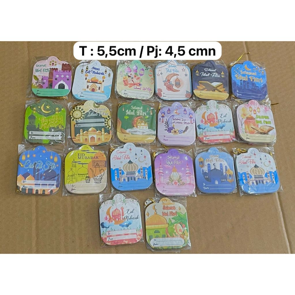

Gift Tag Lebaran/Idul Fitri Perpack Isi 10pcs