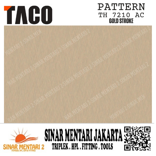 TACO HPL WOODGRAIN TH  7210 AC GOLD STROKE