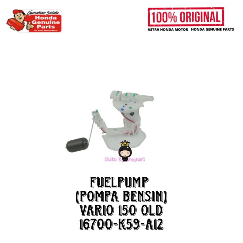 Fuelpump (Pompa Bensin) Honda Vario 150 Old Original - 16700K59A12 - Fuel pump Vario 150 Old - Fuelp