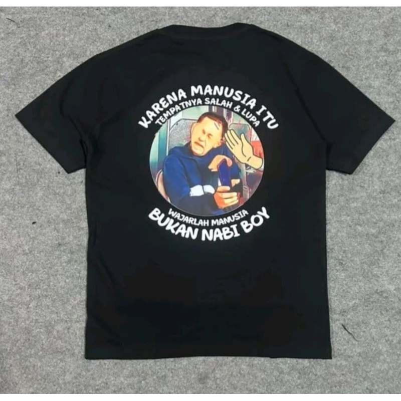 KAOS PRIA DISTRO ORIGINAL 100% II MANUSIA BUKAN NABI BOY//KAOS PRIA KEKINIAN