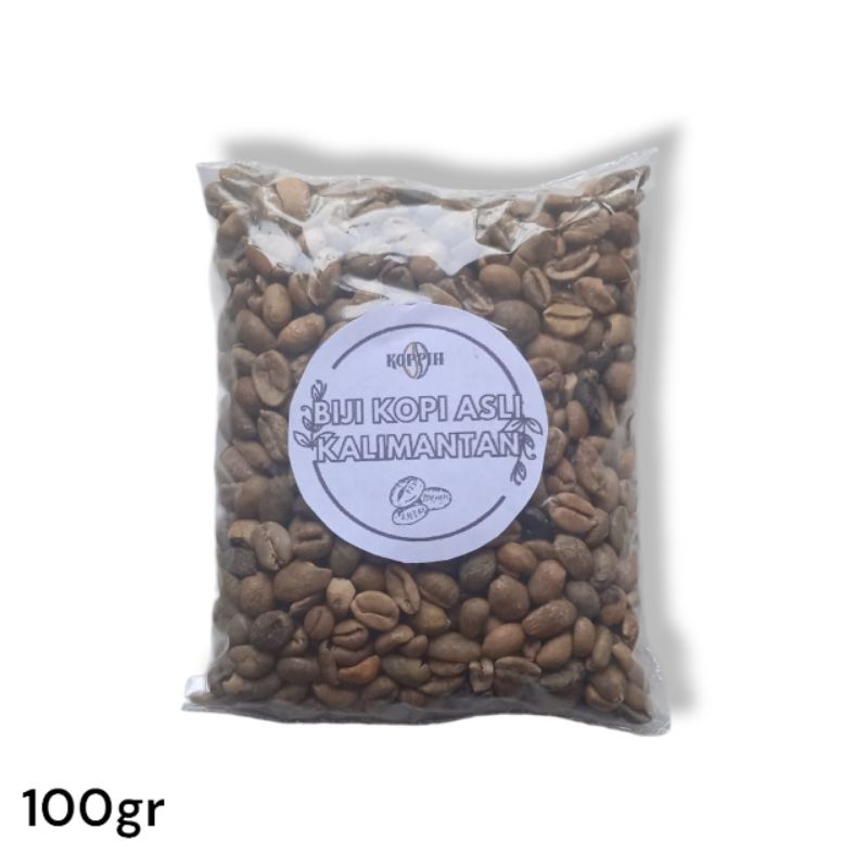 

Biji kopi mentah khas Kalimantan 100gr