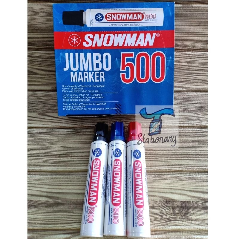 

Spidol Snowman Permanen Jumbo 500.