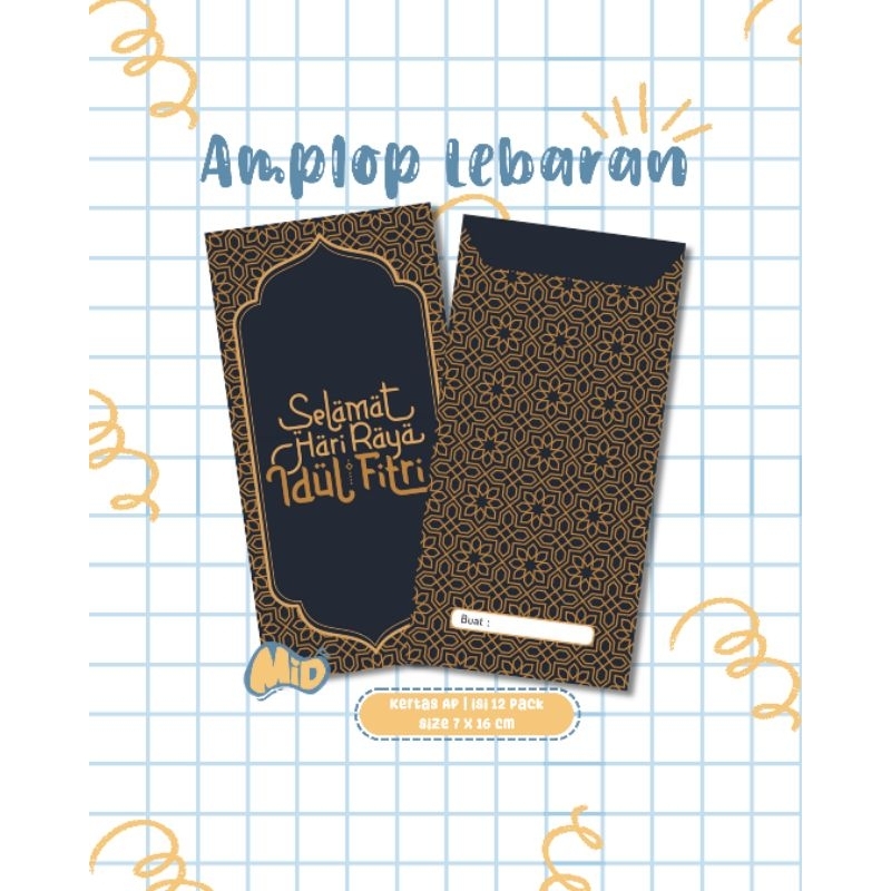 

amplop vintage lebaran idul fitri amplop unik amplop thr idul fitri 2025