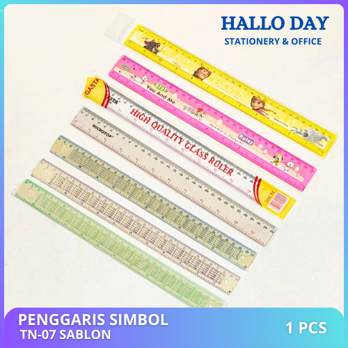 

HD Penggaris 30 cm/Mistar/Penggaris/Ruler Set/Penggaris Lucu Gambar