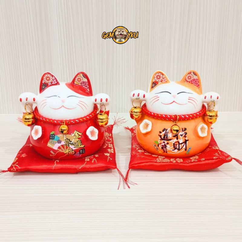 Celengan Lucky Cat | Celengan Maneki Neko | Pajangan Lucky Cat Maneki Neko