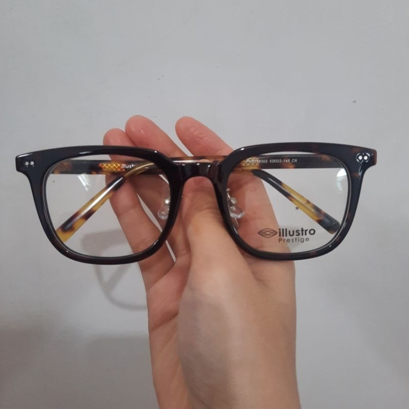 NEW Frame Optik Melawai Illustro Prestige F IS PKBT98302 C6 52