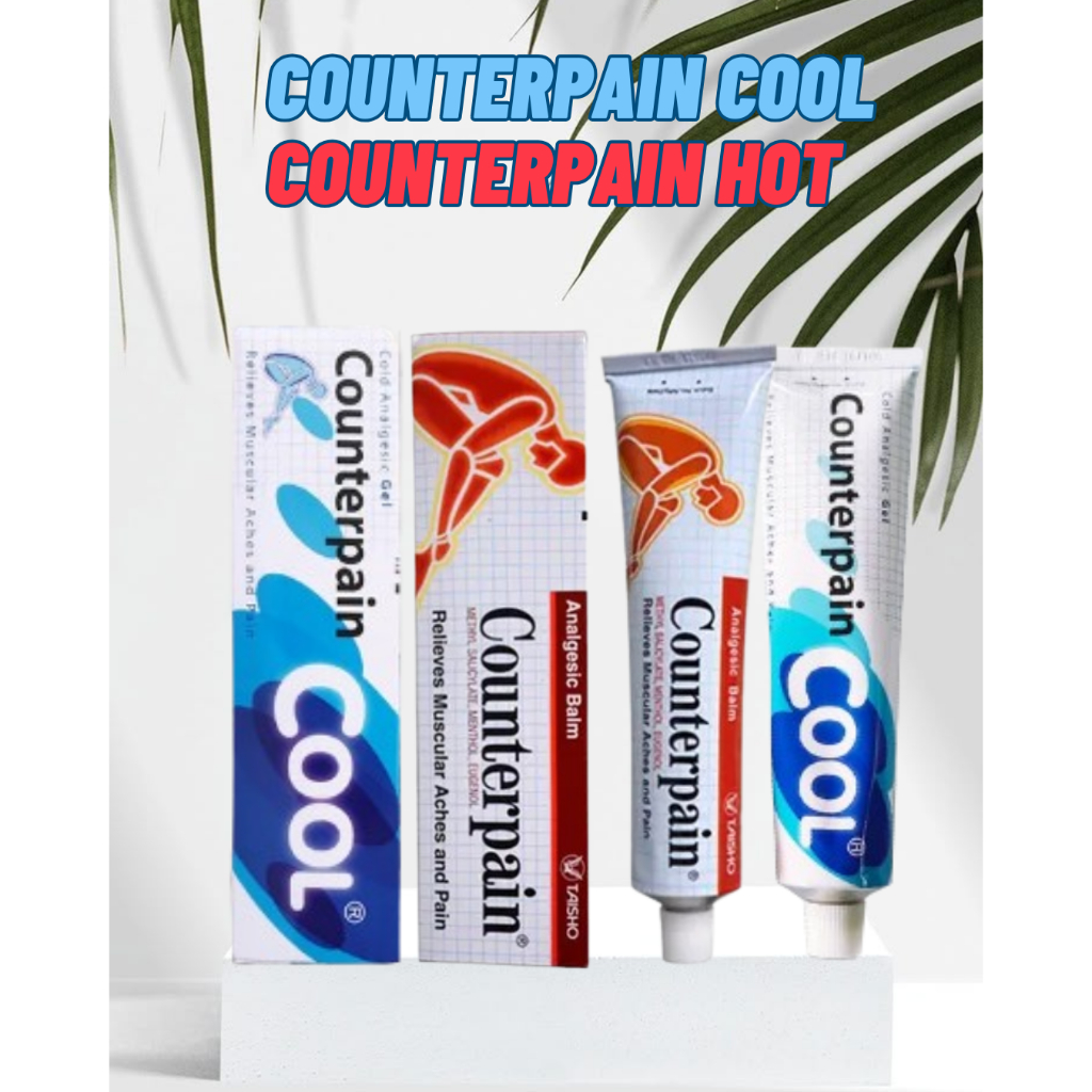 Counterpain Analgesic dan Counterpain Cool 120gr, Thailand