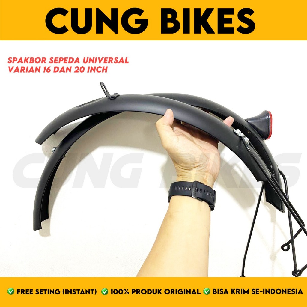 spakbor sepeda Fender Selebor Spakbor sepeda 16 20 inch Sepeda lipat Mini CTB