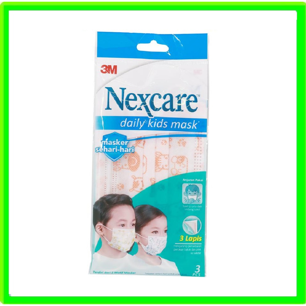 Masker 3M Nexcare MD-30 Earloop Daily Kids Mask Kesehatan MD 30