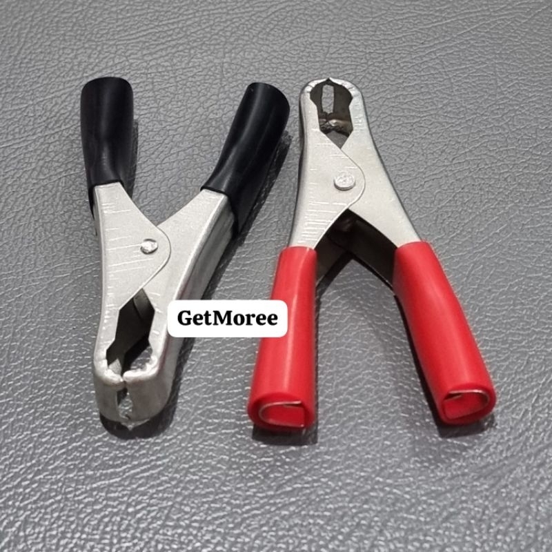 Jepit Aki Buaya Tembaga - Silver 10cm Ukuran Besar Kuat Tebal