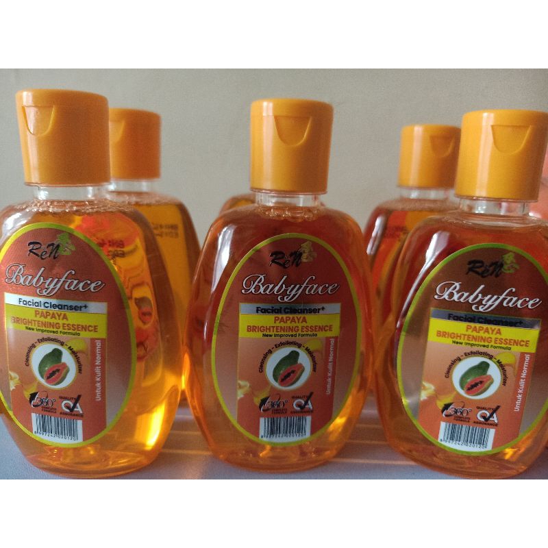 REN BABYFACE FACIAL CLEANSER PAPAYA ORIGINAL BY PT.AMOSYS INDONESIA