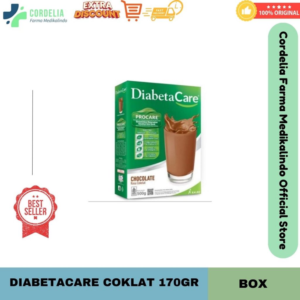 

DIABETACARE COKLAT 170GR