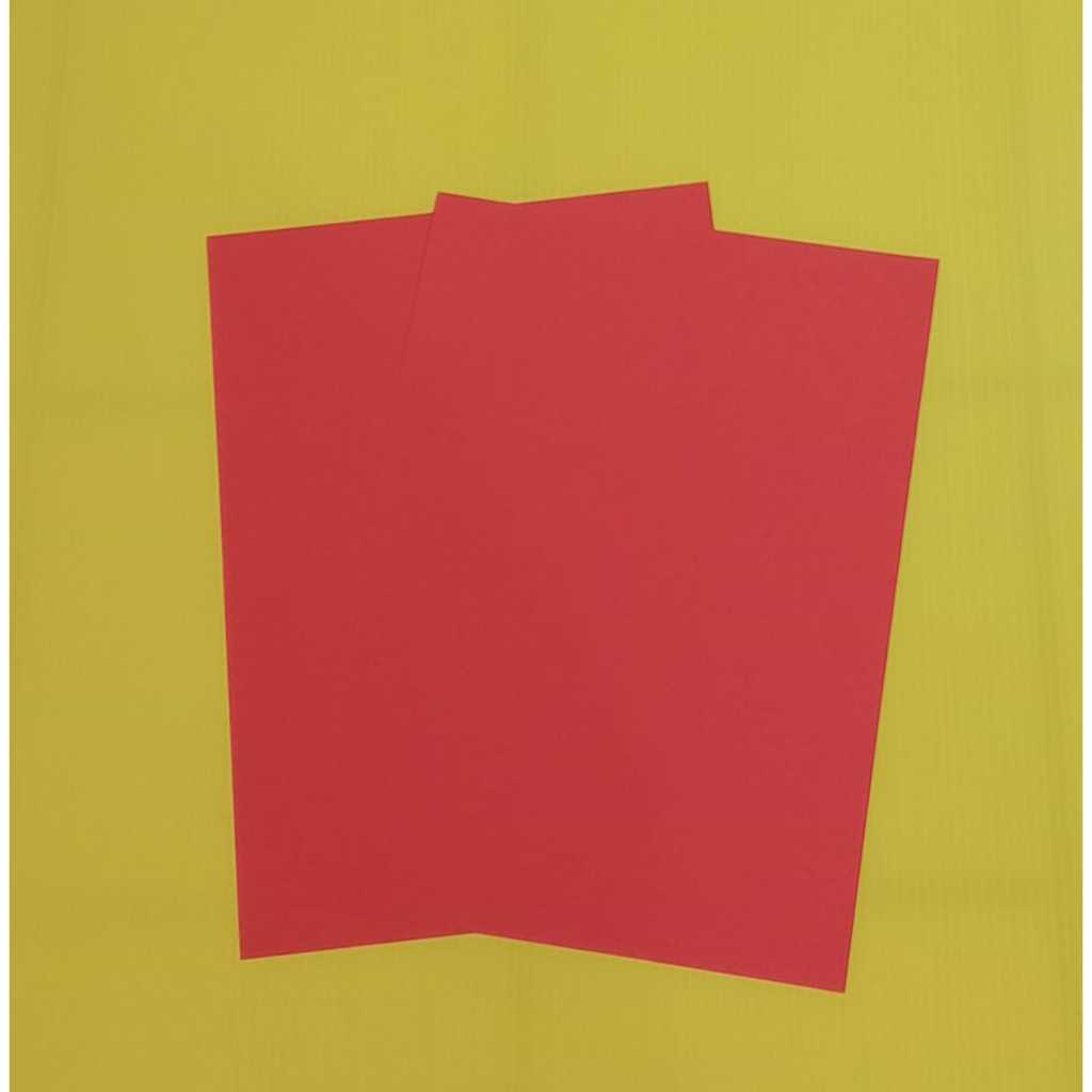 

HVS 80 A4 SOLID MERAH 10 LEMBAR 1 PACK