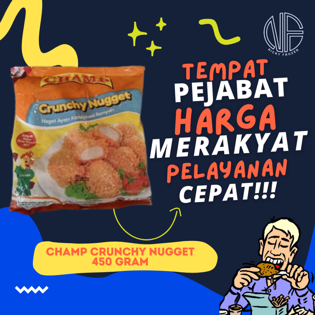 

CHAMP CRUNCHY NUGGET 450 GRAM