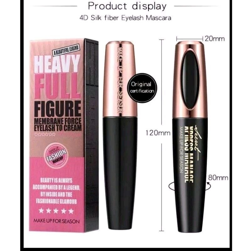 Maskara Waterproof Heavy Full Figure Makeup For Season