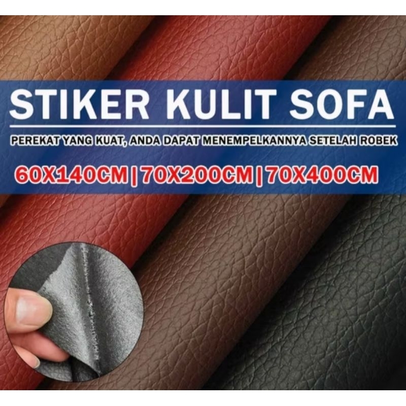 stiker kulit untuk sofa dan jok motor dan jok mobil
