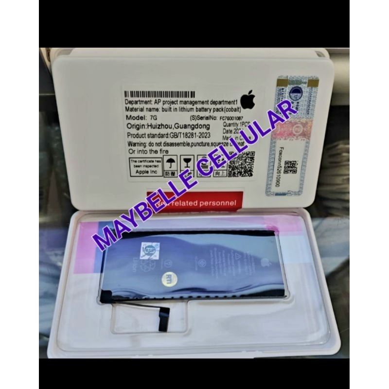 Batrai Batree Baterai iphone 7G foxconn