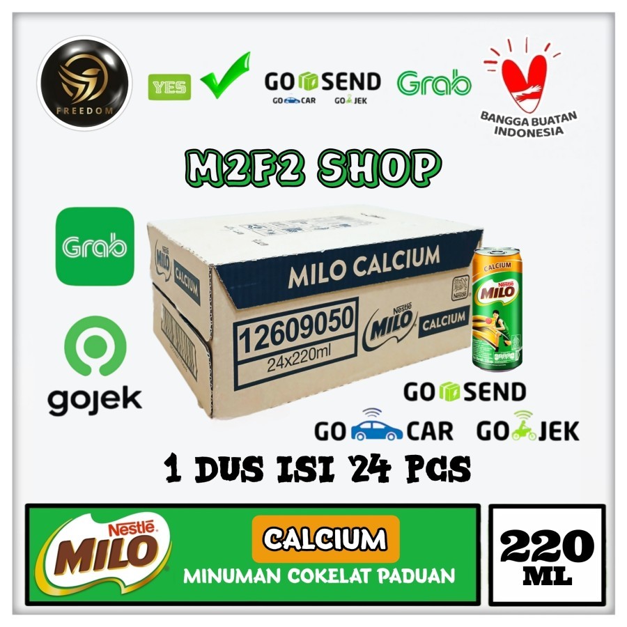 

Milo ACTIVE GO Calcium Can | Kalsium Cokelat Paduan & Susu UHT Kaleng - 220 ml Kemasan Karton (Khusus Bluebird/Gosend/Grab)