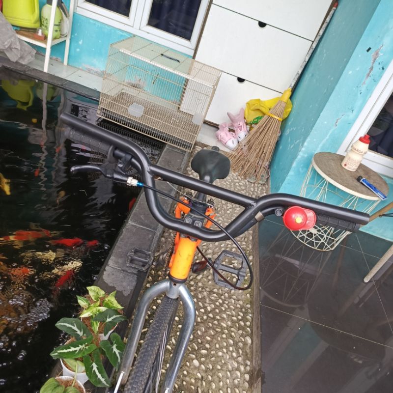 Handlebar Setang BMX Race Micro Mini Junior 22.2 Rise 5 in Lebar 60 cm MTB Federal Turing Commuter S