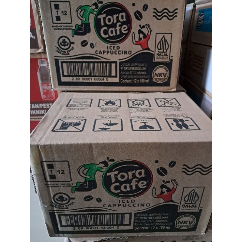 

ToraCafe Cappucino 180 ml isi 12 botol