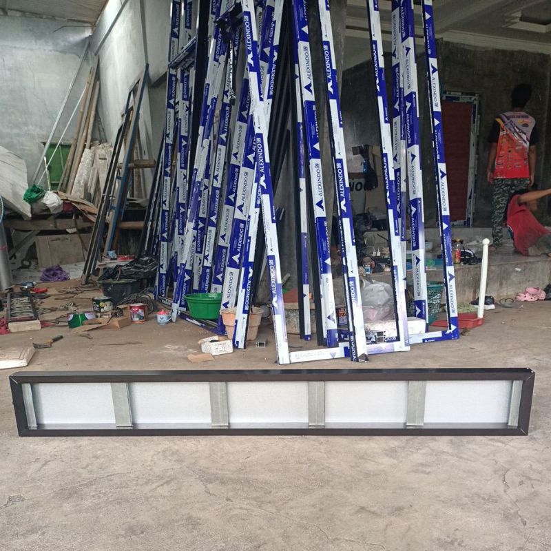 frame rauning Texs 5 panel  ukuran 16x160 husus p10 DIP/p5 rgb/breket panel tebal 2 cm