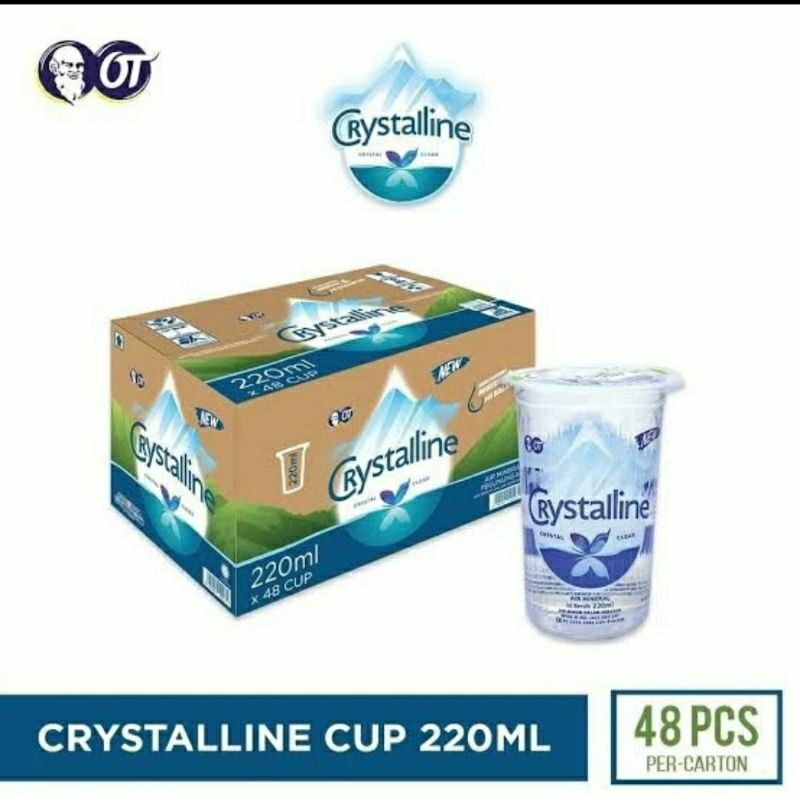 

CRYSTALIN CUP 220 ML 1 DUS 48 BOTOL