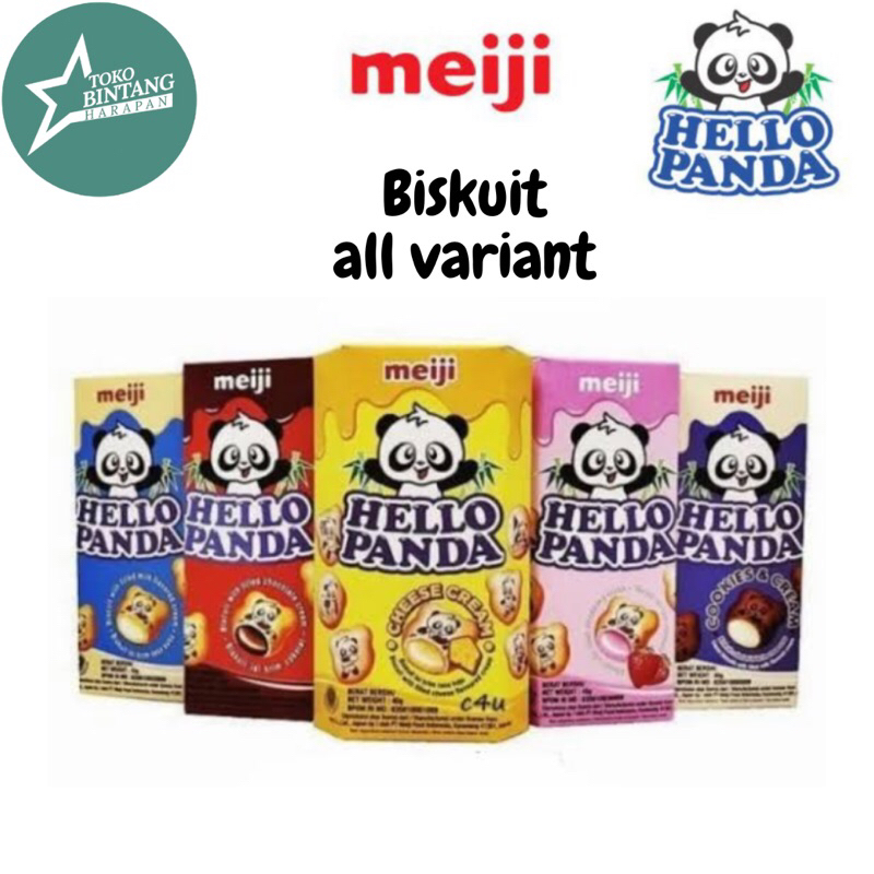 

Hello Panda biskuit isi krim All variant