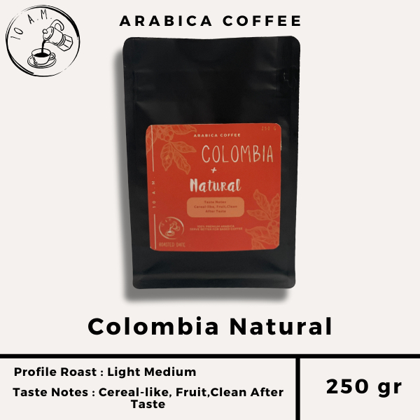 

10AM ROASTERY - Kopi Arabika Colombia Natural (250 gr)