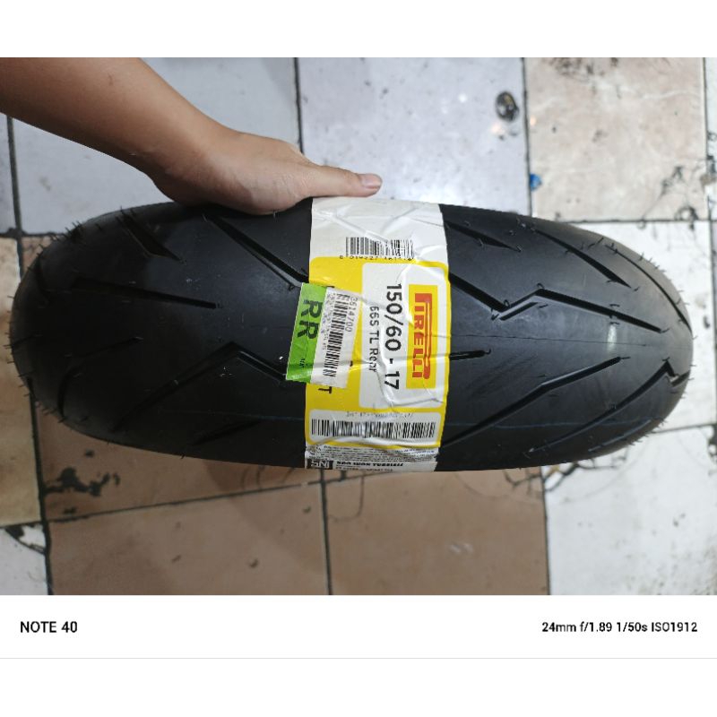 BAN PIRELLI DIABLO ROSSO SPORT 150/60-17BAN PIRELLI DIAMBLO ROSSO SPORT Yamaha R25 ...