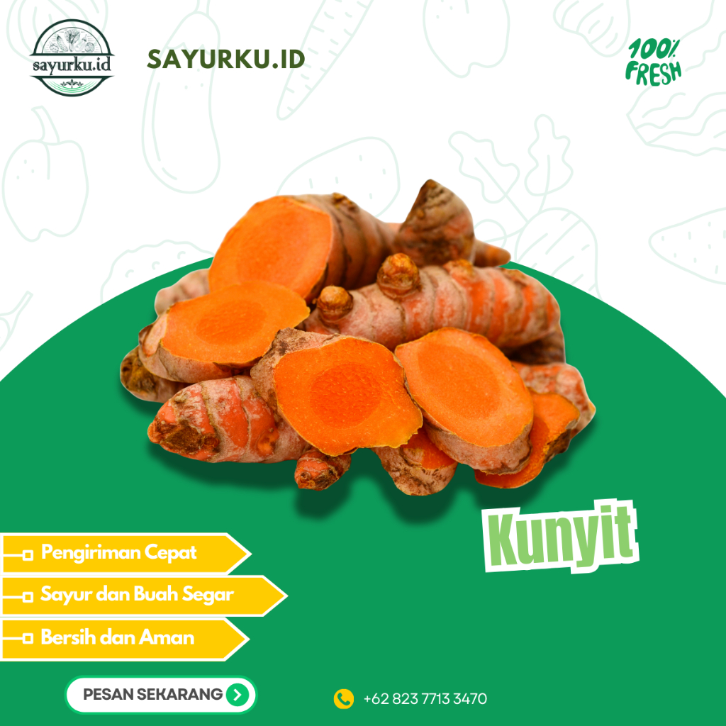 

KUNYIT SEGAR – REMPAH SEHAT, WARNA ALAMI!