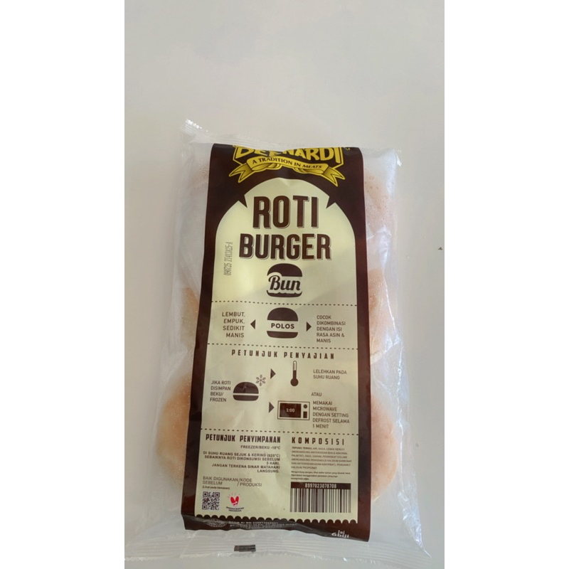 

Bernardi roti burger isi 6 pcs