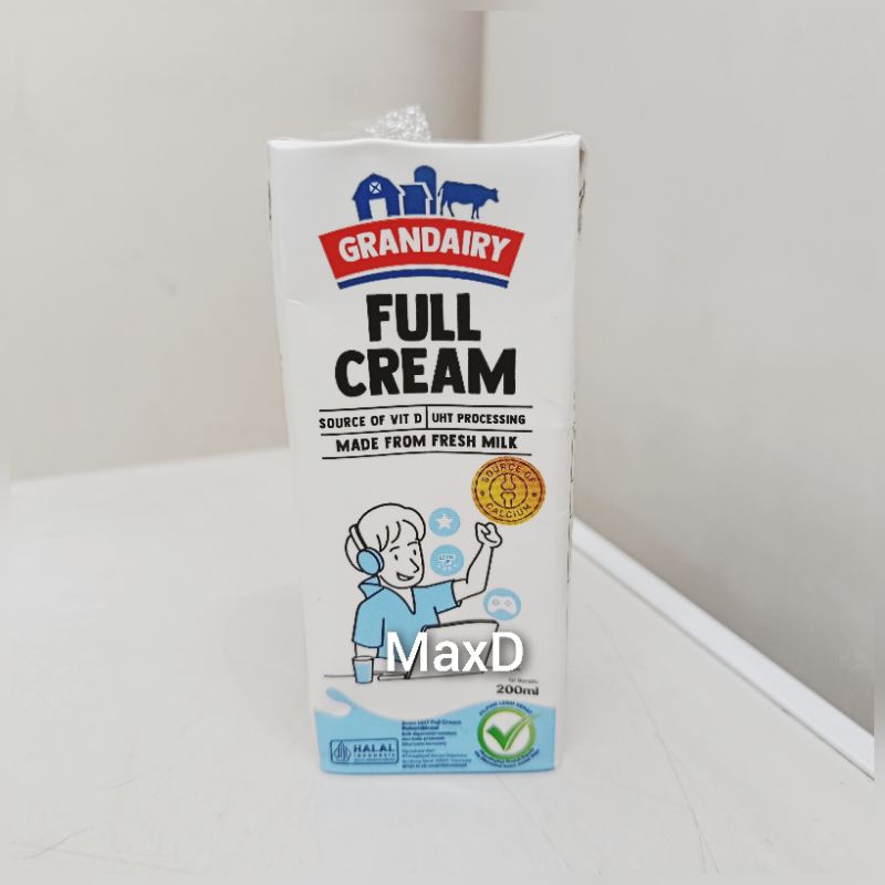 

Grandairy Susu Uht Full Cream 200ml 1 Pcs