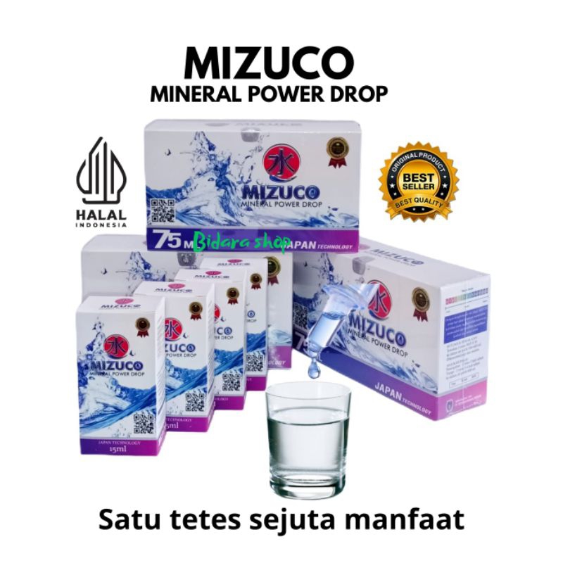 Mizuco Mineral Power Drop isi 1 botol 15ml