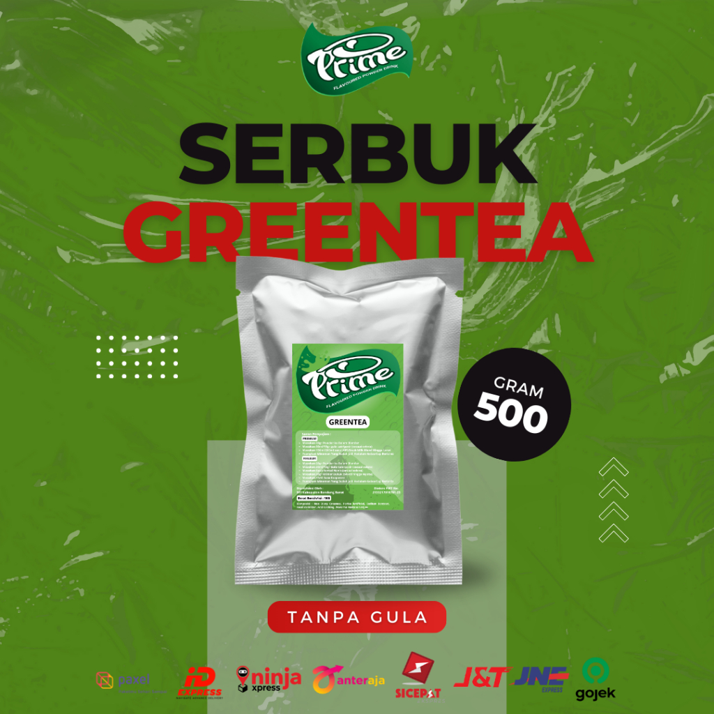 

Powder Prime Greentea / Bubuk Minuman Teh Hijau 500 gr