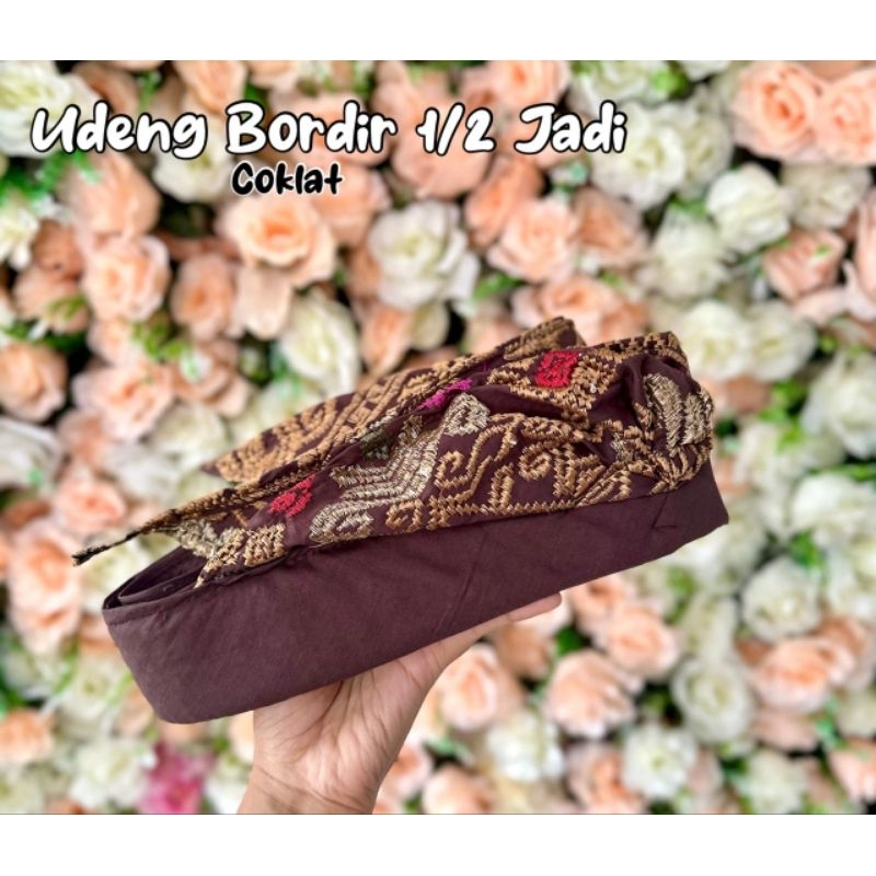 udeng endek songket bordir topi pria Bali