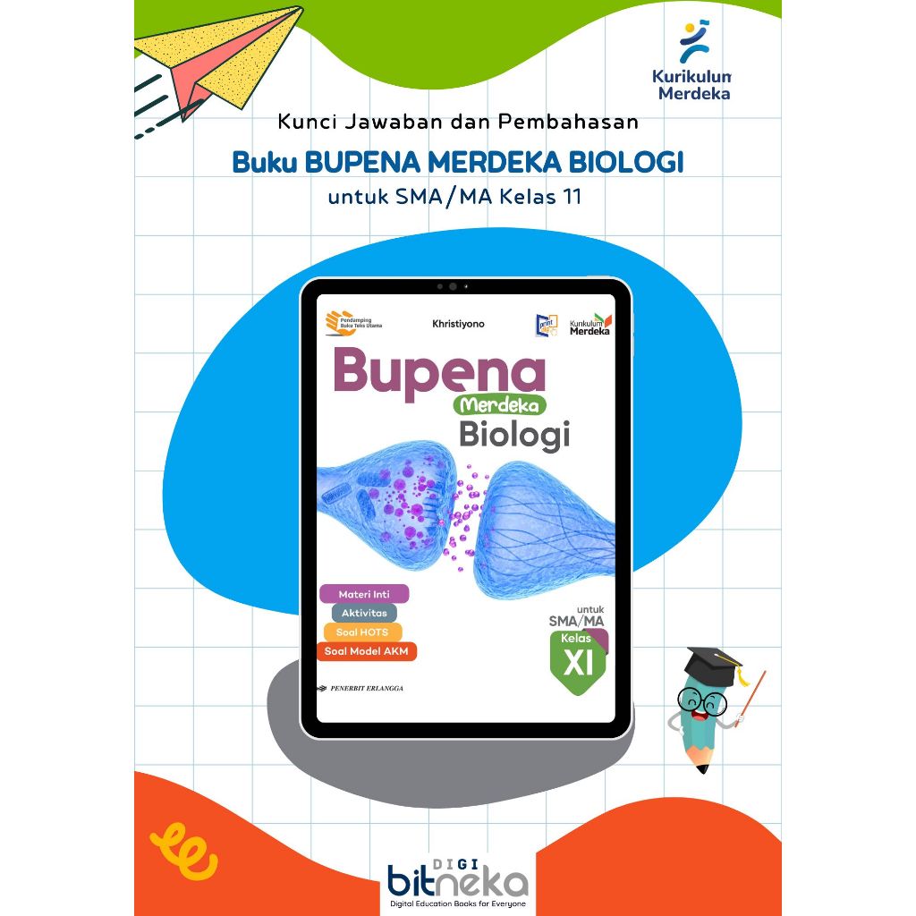 Kunci Jawaban Buku BUPENA Biologi SMA Kelas 11 Kurikulum Merdeka-Erlangga