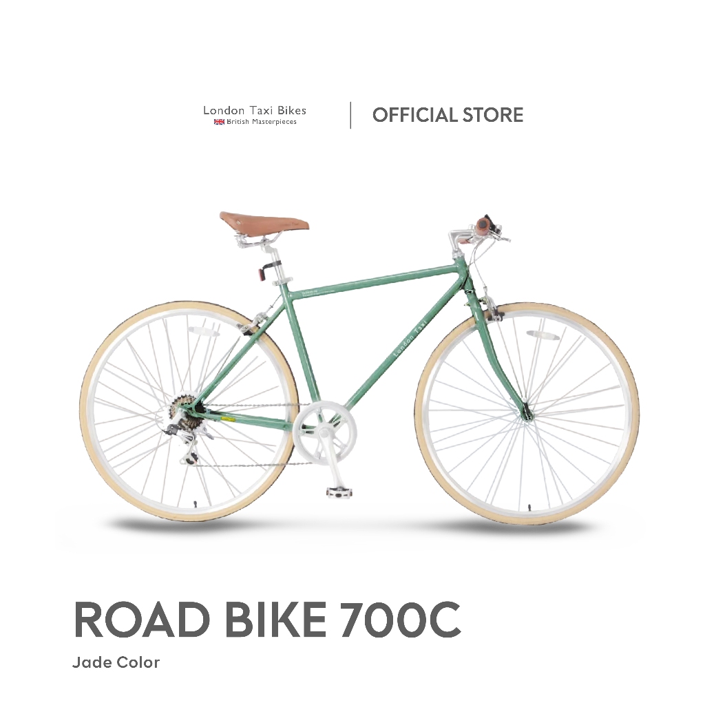 London Taxi Road Bike 700C/Sepeda Road Bike 28 Inch London Taxi - Jade