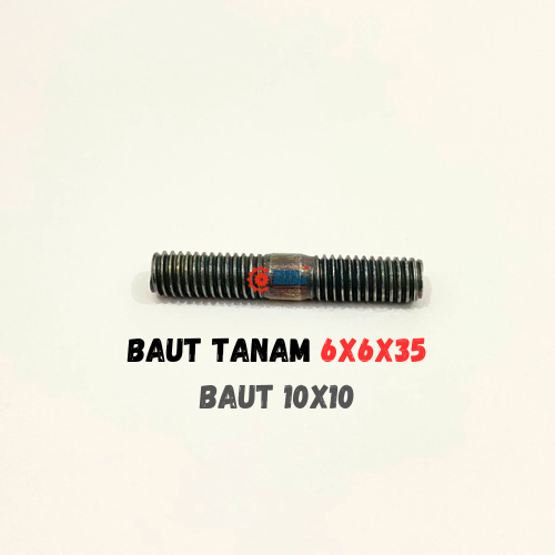 Baut Tanam M6x6x35 Manifol Baut 10