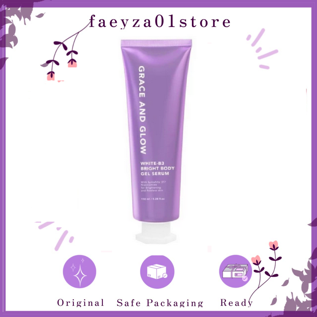 Grace and Glow White-B3 Bright Body Gel Serum For Brightening and Flawless Skin - Hand and Body Loti