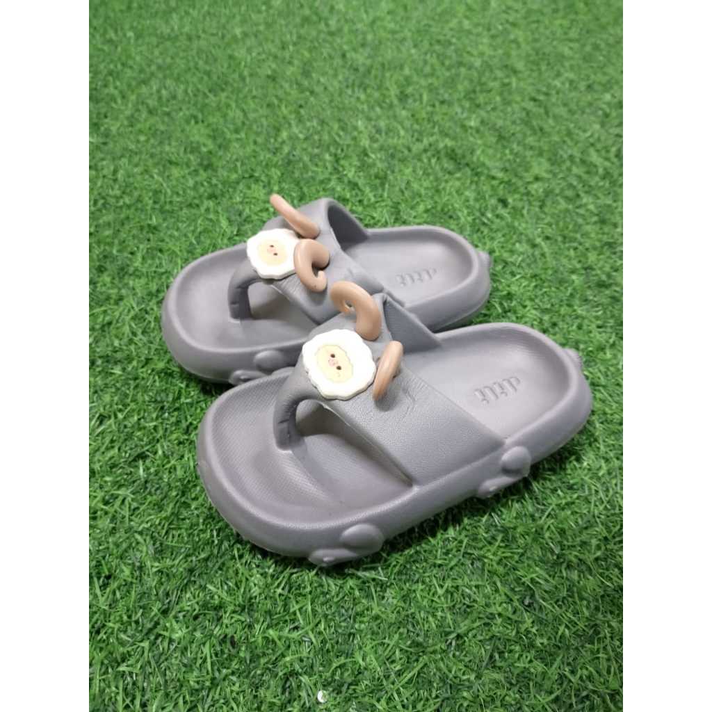 GOLFER 818 F (30-35) / Sandal Anak Laki-Laki / Sandal Jepit Gambar Hewan Lucu / Sandal Bahan Karet E