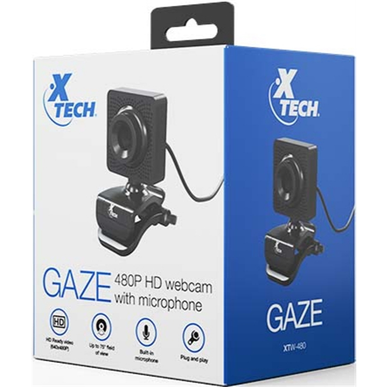 EXTERNAL WEBCAM XTECH KEEK XTW-1080P HD WITH MICROPHONE