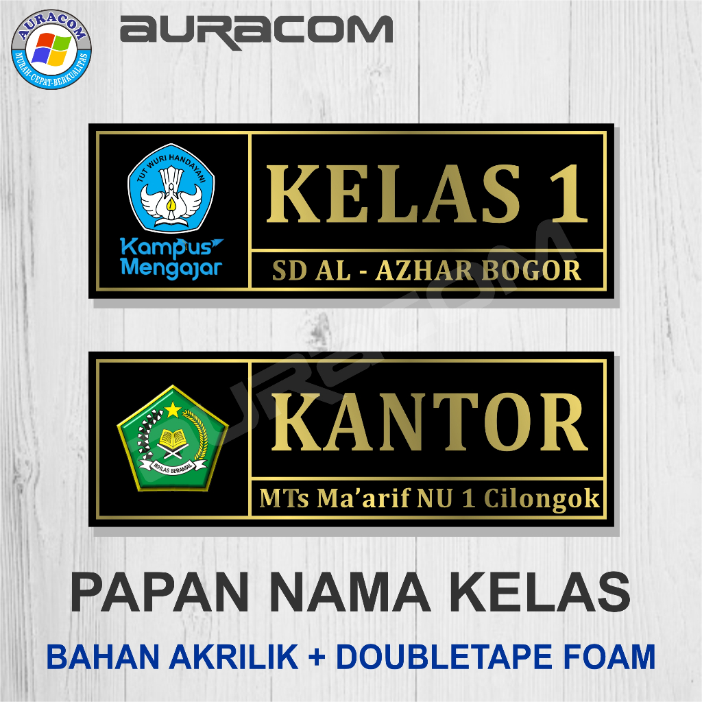 

PAPAN NAMA RUANGAN KELAS SEKOLAH SD SMP SMA SMK MADRASAH UNIVERSITAS SATU SISI - B12