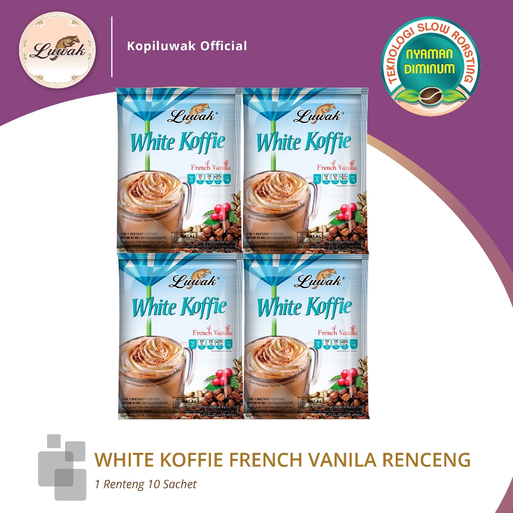 

LUWAK WHITEKOFFIE FRENCH VANILA